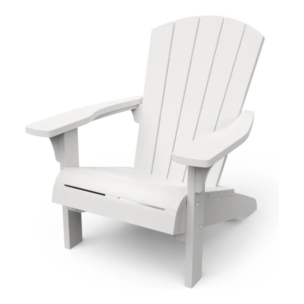Cadeira Adirondack Pavão Madeira Plástica Área Externa 160kg
