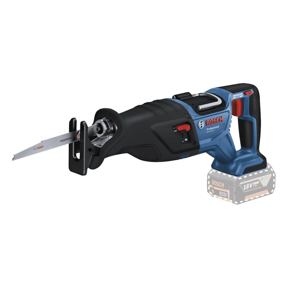 Serra Sabre a Bateria 18V GSA 18V-28 Brushless BITURBO de Alta Potência Bosch