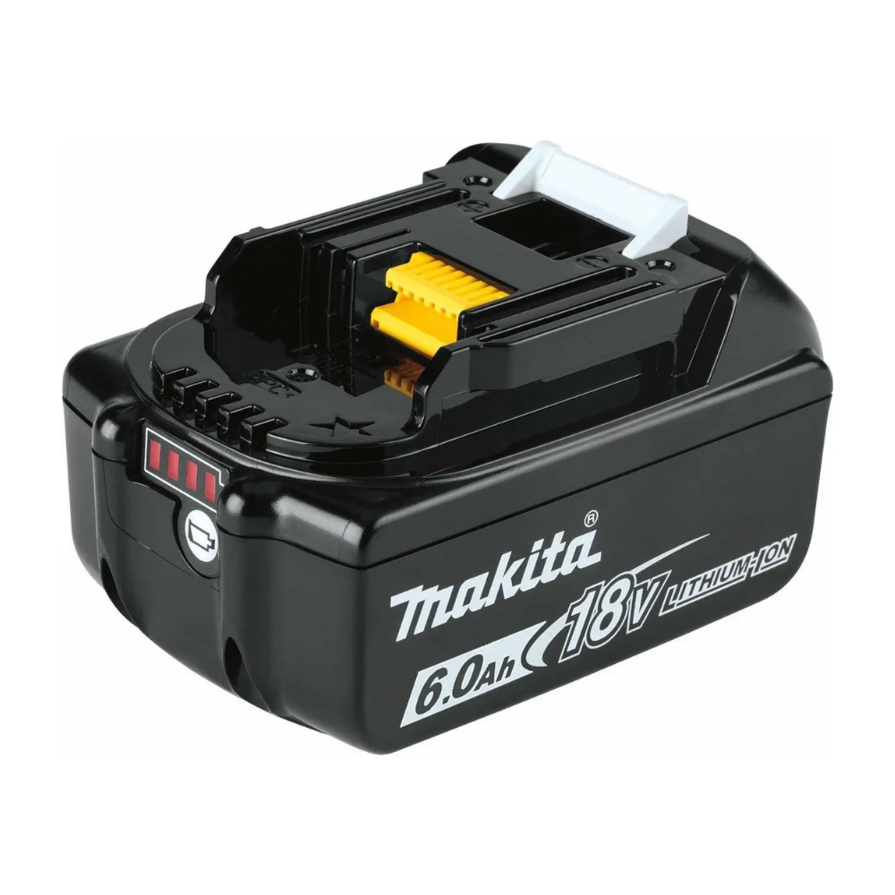 Bateria de Íons de Lítio 18V 6.0Ah com Indicador LXT BL1860B Makita