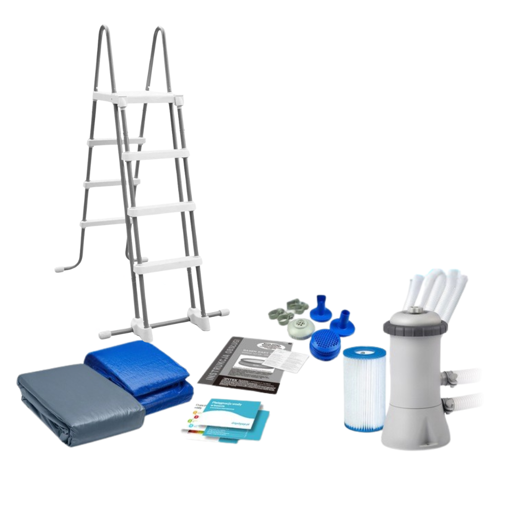 Piscina Circular de Armação de Metal Ultra 16.805 Litros com Bomba Filtro Intex