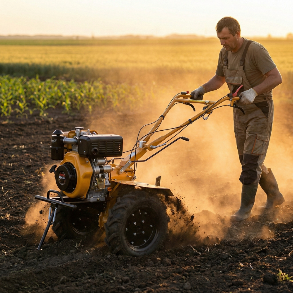 Motocultivador Partida Manual Diesel BFD 1120 PLUS 10.0HP/10.0CV Buffalo