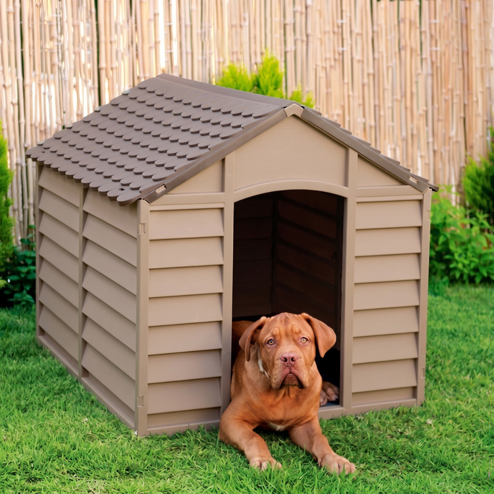 Casinha para Cachorro Extra Grande Anti UV Impermeável Fácil Montagem Starplast
