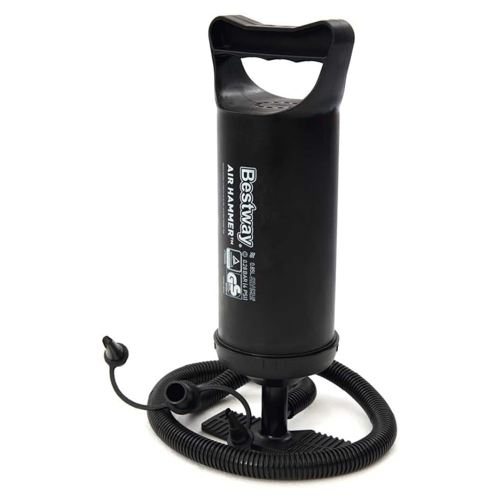 Bomba de Ar Manual Bestway 30cm com 3 Bicos Adaptadores