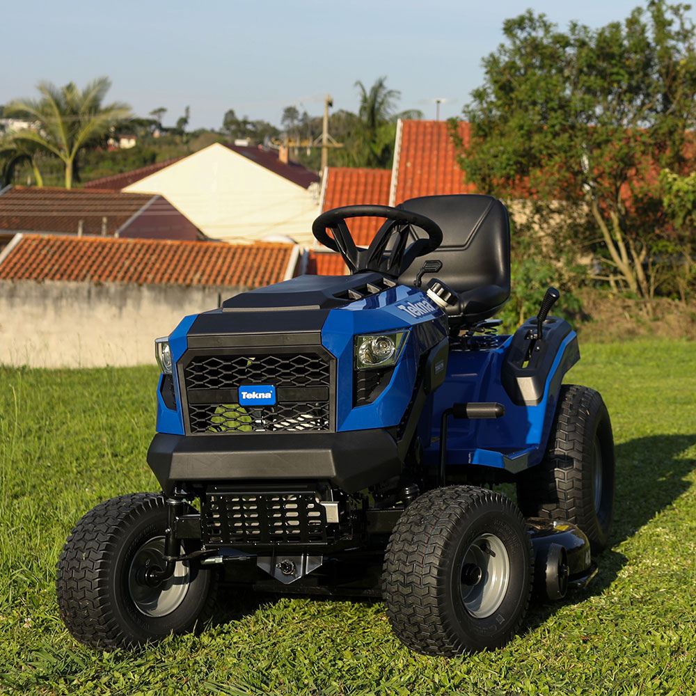 Cortador de Grama Dirigível a Gasolina 19,5HP TCG42-19M 42? Trator de Corte Tekna