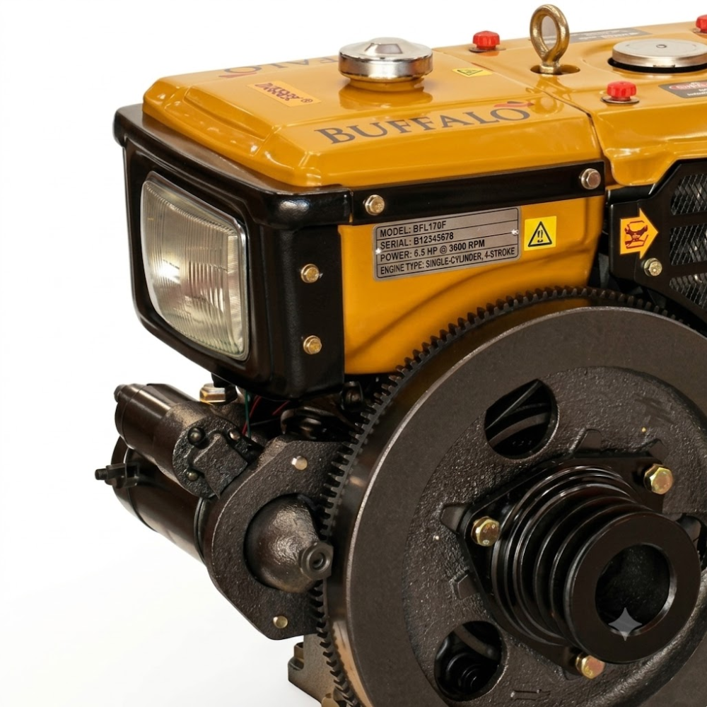 MOTOR A DIESEL ESTACIONÁRIO BFDE 13CV 4T RADIADOR PART.ELETRICA FAROL BUFFALO
