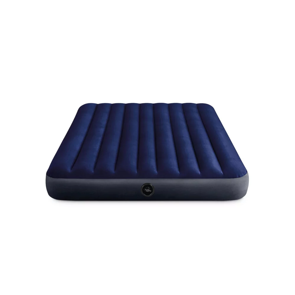 Colchão Inflável Dura Beam Queen Com 2 Travesseiros Intex e Bomba de Ar Elétrica 220v