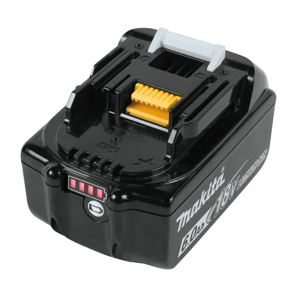 Bateria de Íons de Lítio 18V 6.0Ah com Indicador LXT BL1860B Makita