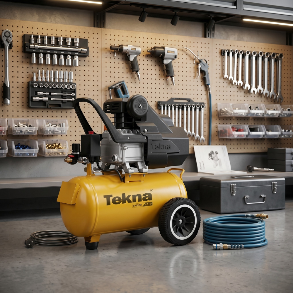 Compressor de Ar CP8525T-1C 8,5 PCM 22 Litros 2HP Portátil Tekna