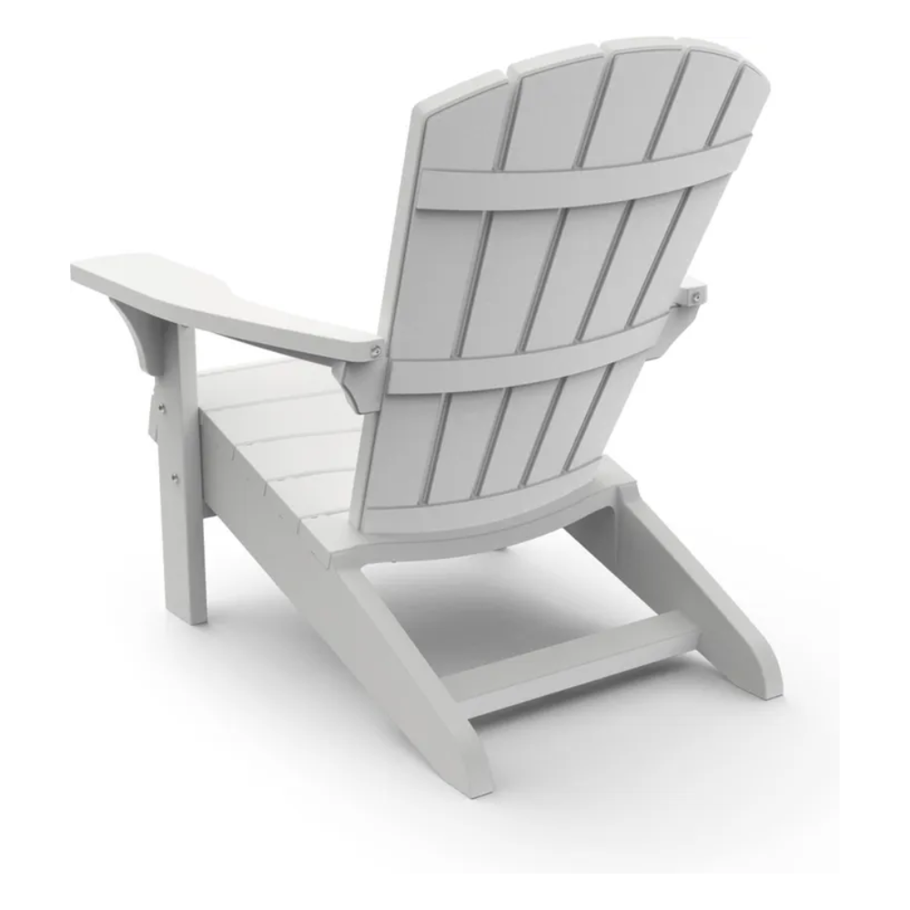 Cadeira Adirondack Pavão Madeira Plástica Área Externa 160kg