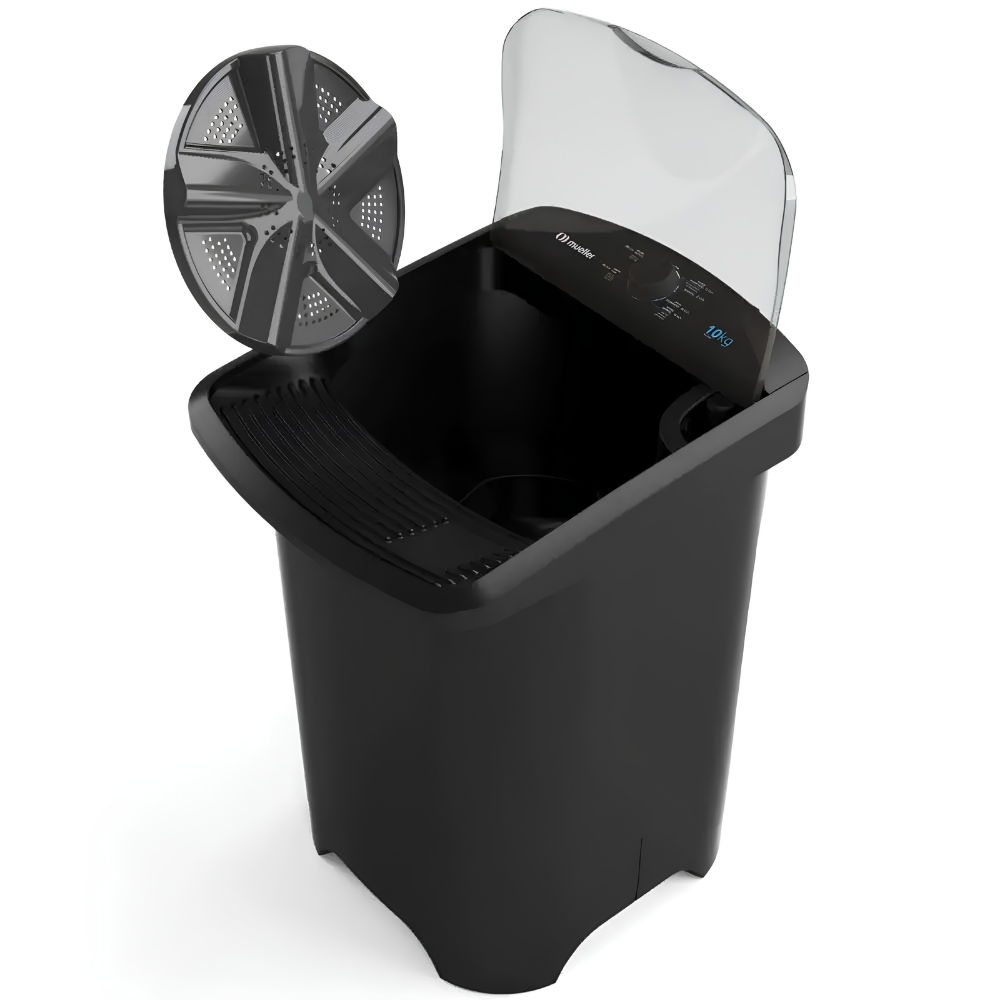 Tanquinho Mueller 10kg Superesfregador Preto MLT10C