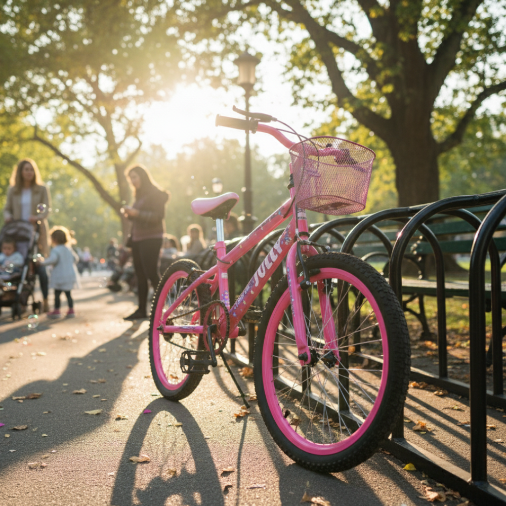 Bicicleta Infantil Aro 20 Colli Jully Com Cestinha e Freios V-Brake