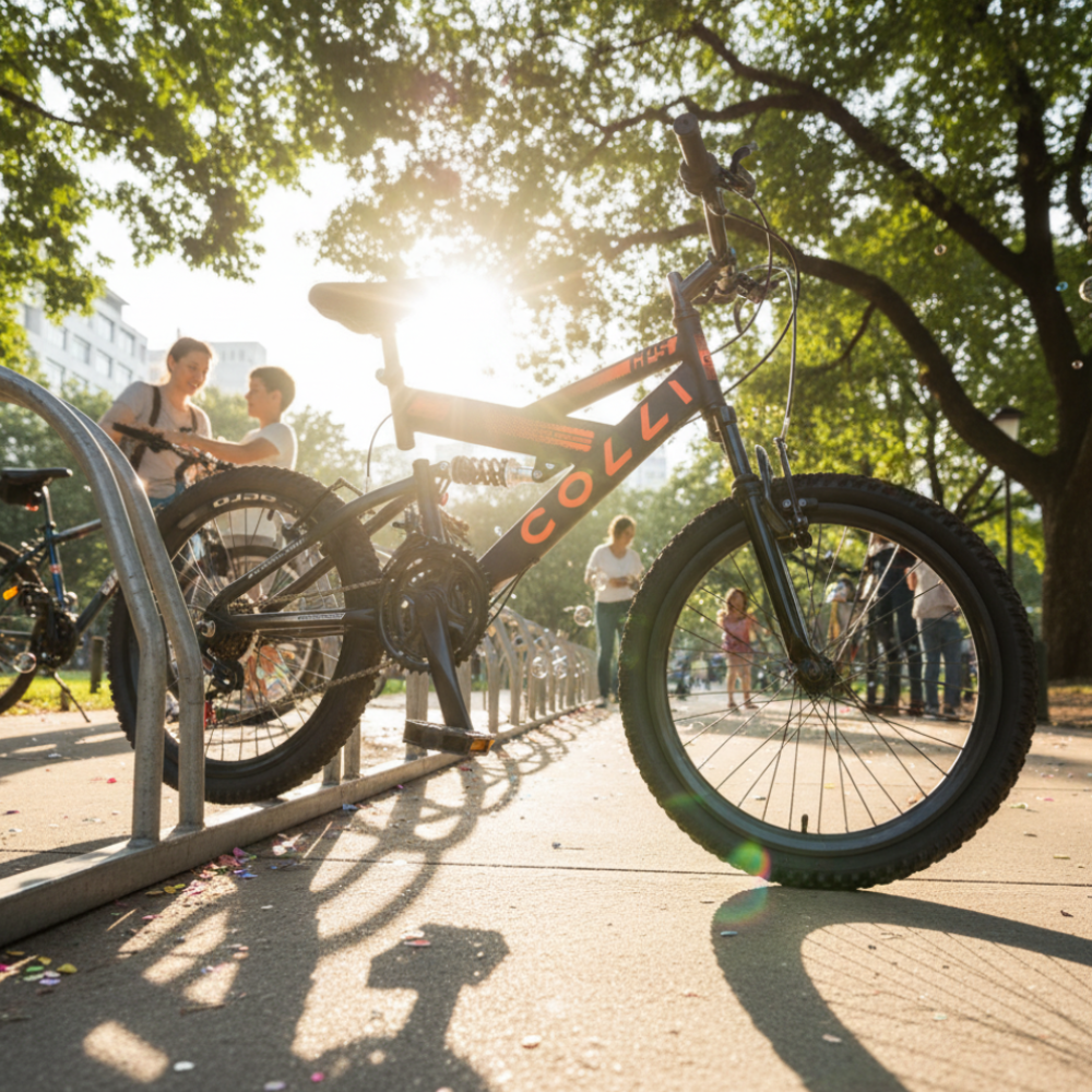 Bicicleta Aro 20 Infantil Colli GPS Dupla Suspensão 21 Marchas