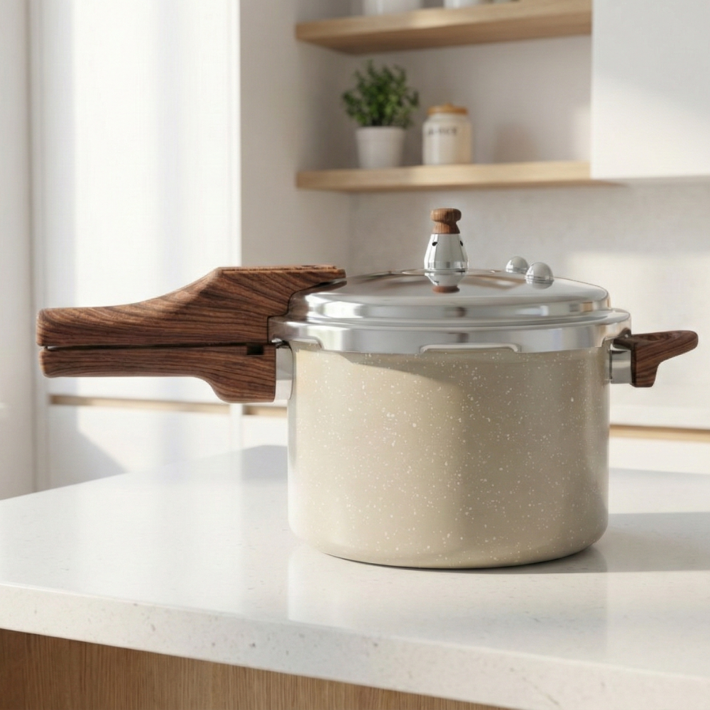 Panela de Pressão Indução Antiaderente Ceramica 4,2L Vista Home Cor Lecce