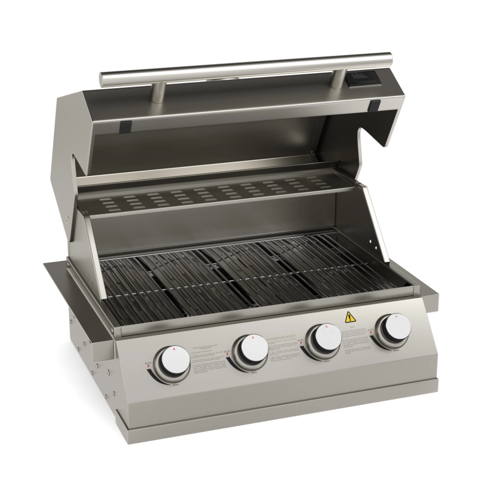 Churrasqueira a Gás para Embutir 4 Queimadores Gourmet Inox Mimo Style
