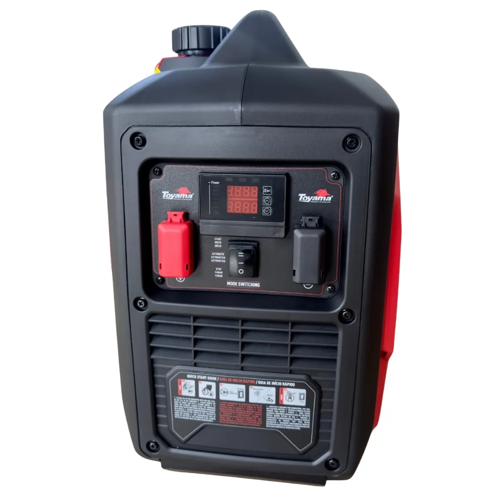 Gerador a Gasolina Automotivo Digital Partida Elétrica 1.8 kW Controle Remoto Toyama