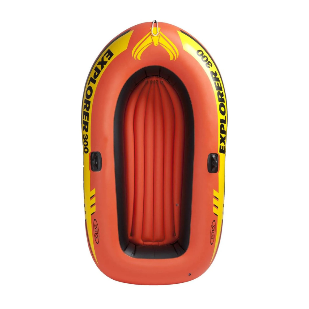 Bote Inflável Explorer 300 Com Remos E Bomba Manual Intex