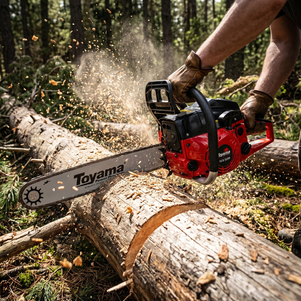 Motosserra a Gasolina 54,5cc 3,2HP TCS58F-G2 20? com Corrente Oregon T