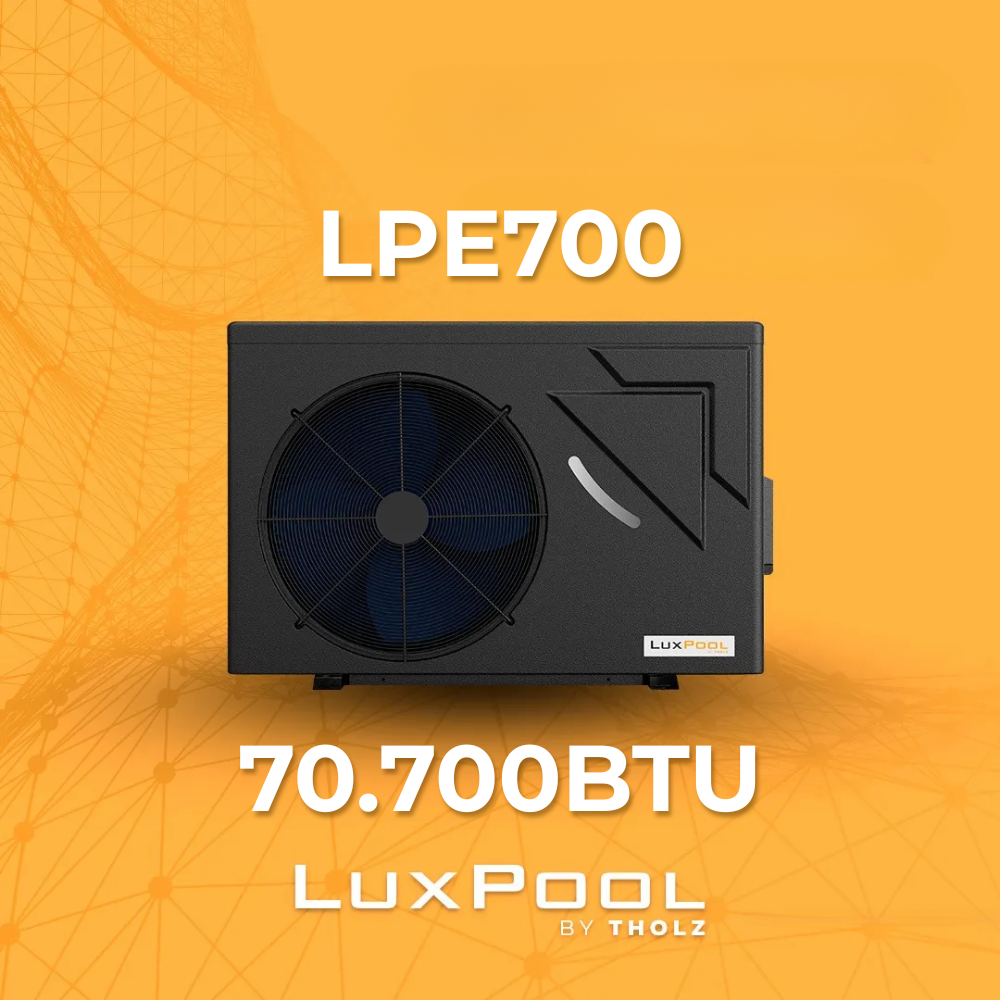 Bomba Trocador De Calor LPE550 Inverter 70.700 BTUs Aquecedor Piscinas Ate 70.000 Litros Wi-Fi