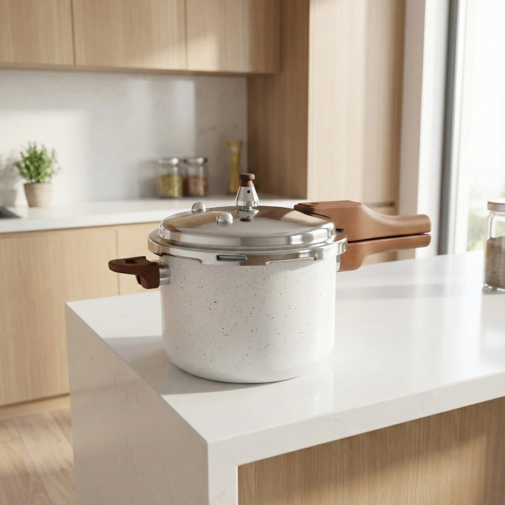 Panela de Pressão Indução Antiaderente Ceramica 4,2L Vista Home Cor Lecce