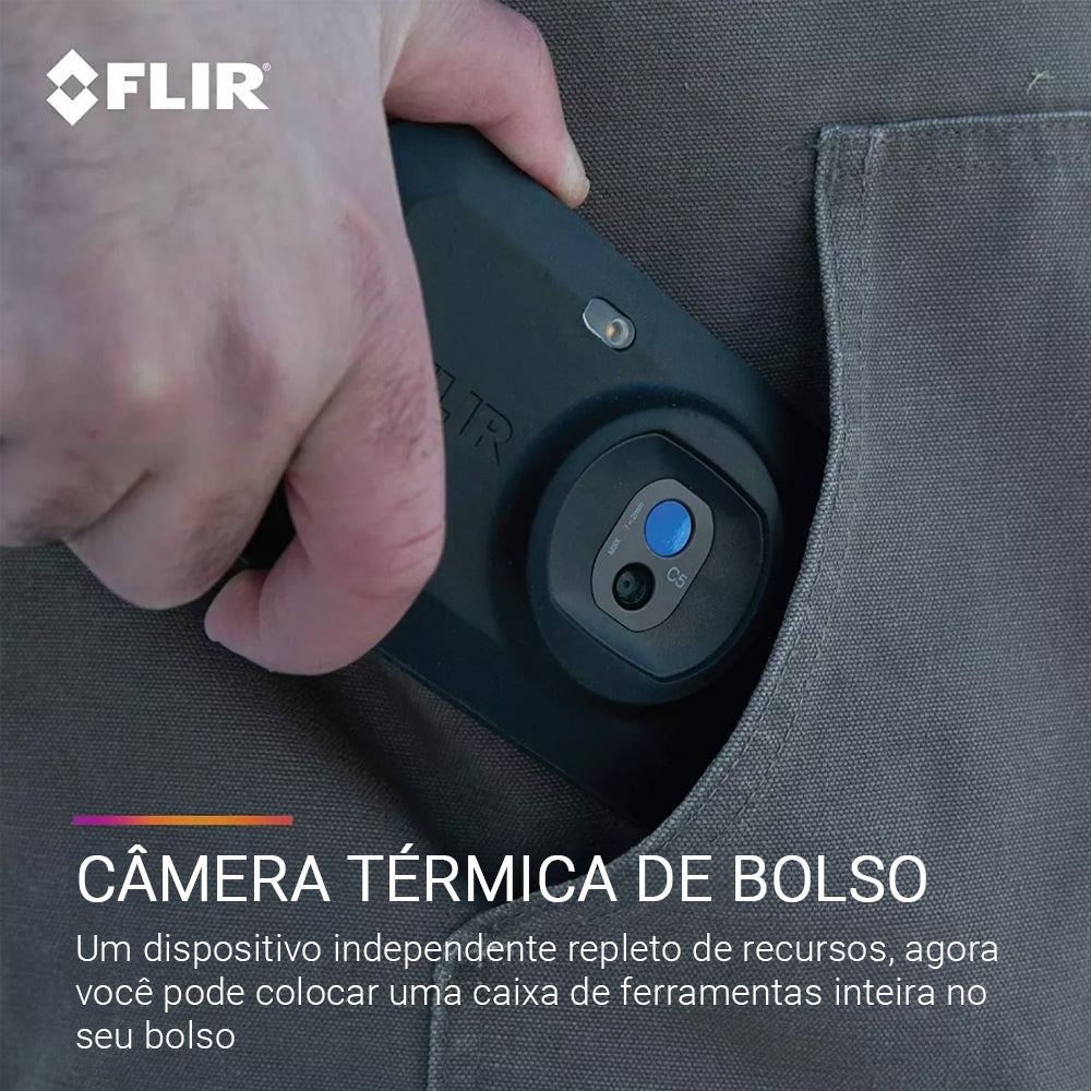 Câmera Térmica Infravermelho Termográfica 19.200 Pixels Flir