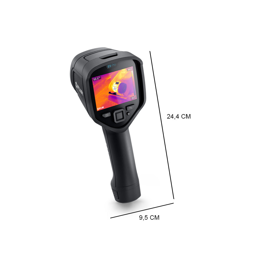 Câmera Termográfica Infravermelho com Maleta Flir E5 Pro 19.200 Pixels Nuvem Ignite
