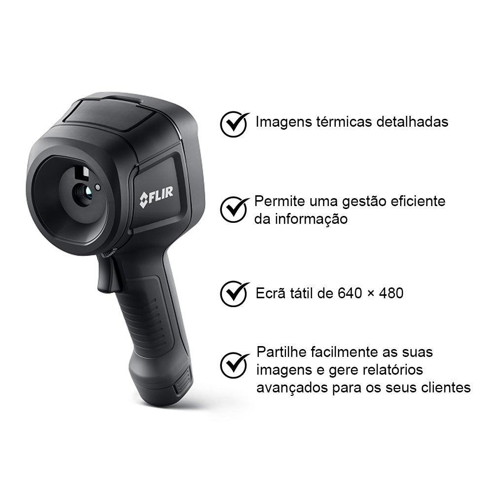 Câmera Termográfica Termovisor 76.800 Pixels Flir E8 Pro com Nuvem Ignite