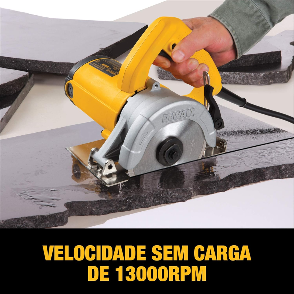 Serra Mármore Uso Industrial 125mm 4.7/8" 1400W 127V DW862BR DeWalt