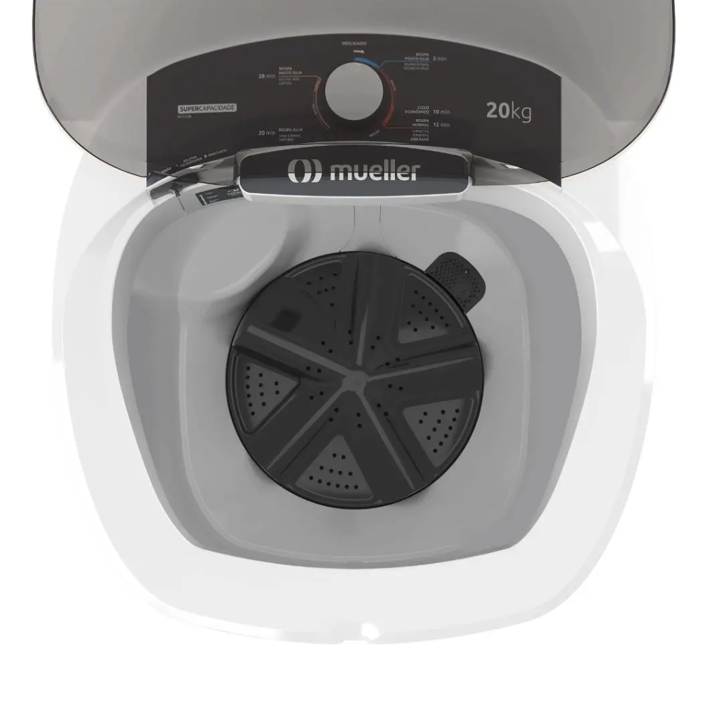 Tanquinho Semiautomático Mueller Big 20Kg Branco