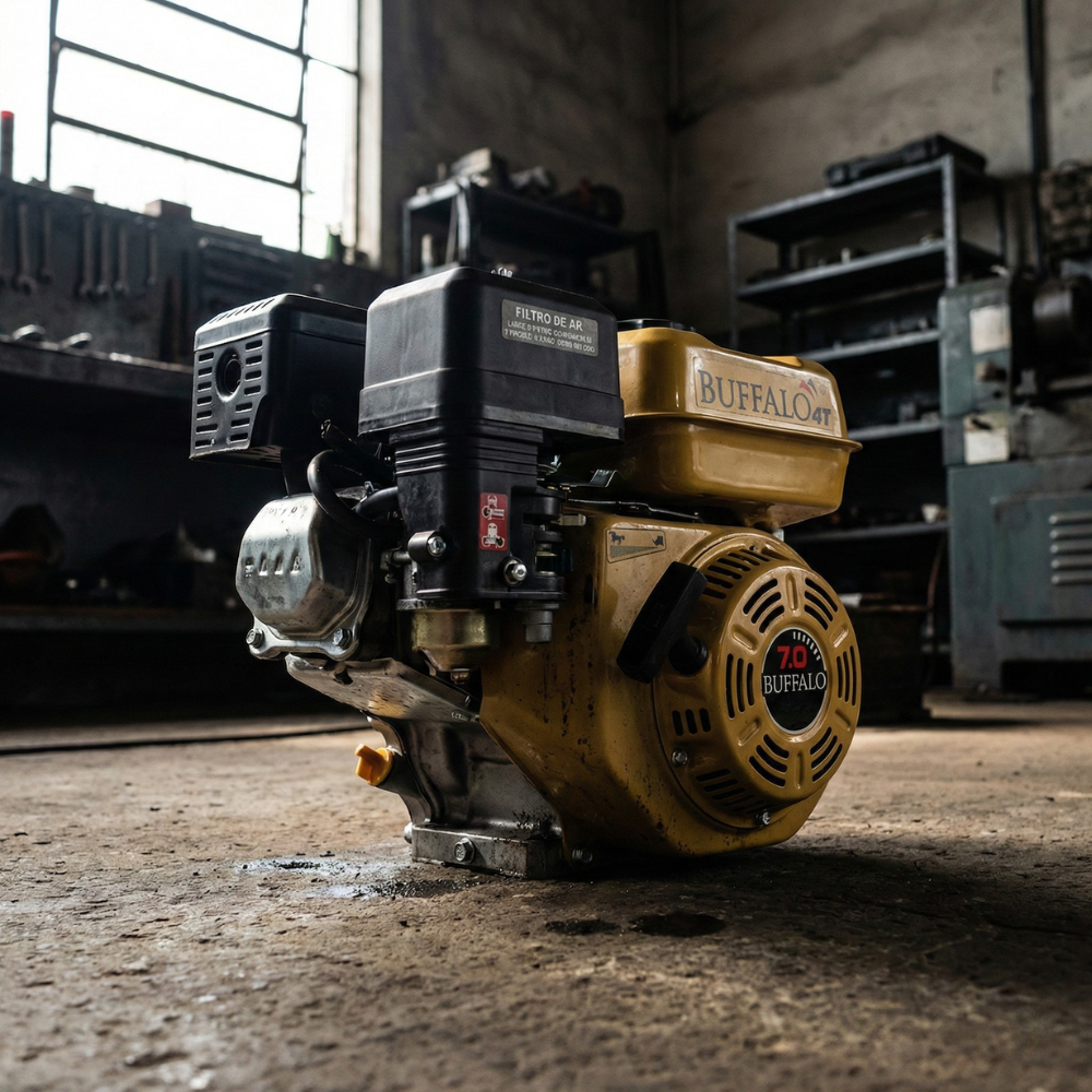 Motor Estacionário a Gasolina Partida Manual BFG 7.0HP/7.0CV 208cc Buffalo