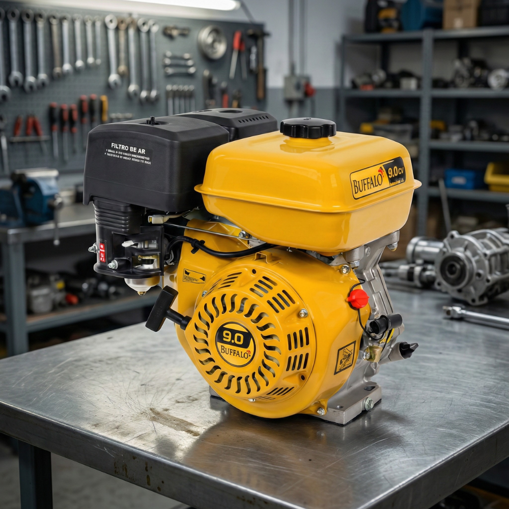 Motor Estacionário Gasolina Partida Manual BFG 9HP/9CV 4T 270CC Buffalo