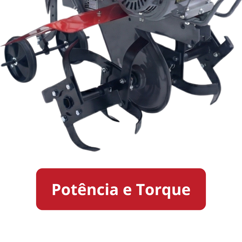 Tratorito Motocultivador A Gasolina Bttg-6.5-600 4T Jardineiro Branco