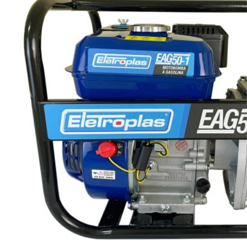 Motobomba Bomba de Água Autoescorvante a Gasolina EAG-50-1 7HP Eletroplas