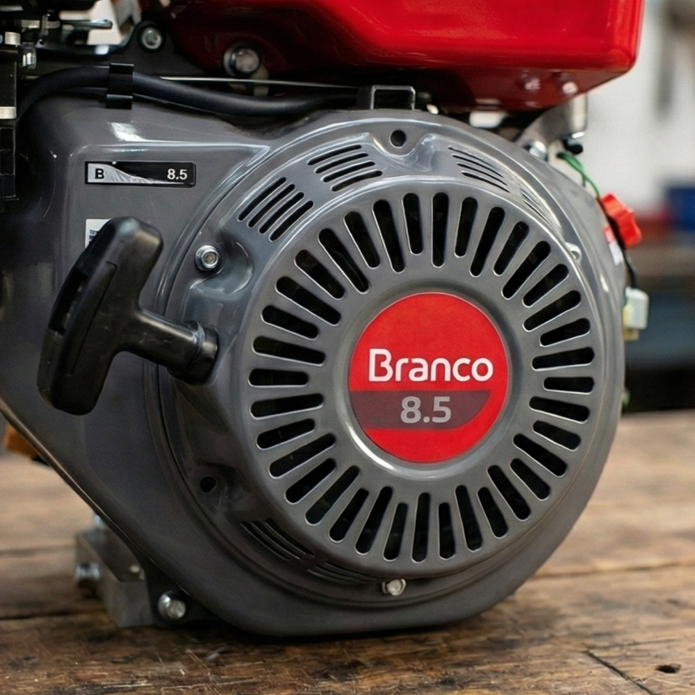 Motor Estacionário a Gasolina com Filtro Ciclônico B4T-8.5 8.5HP/8.5CV 270cc Branco