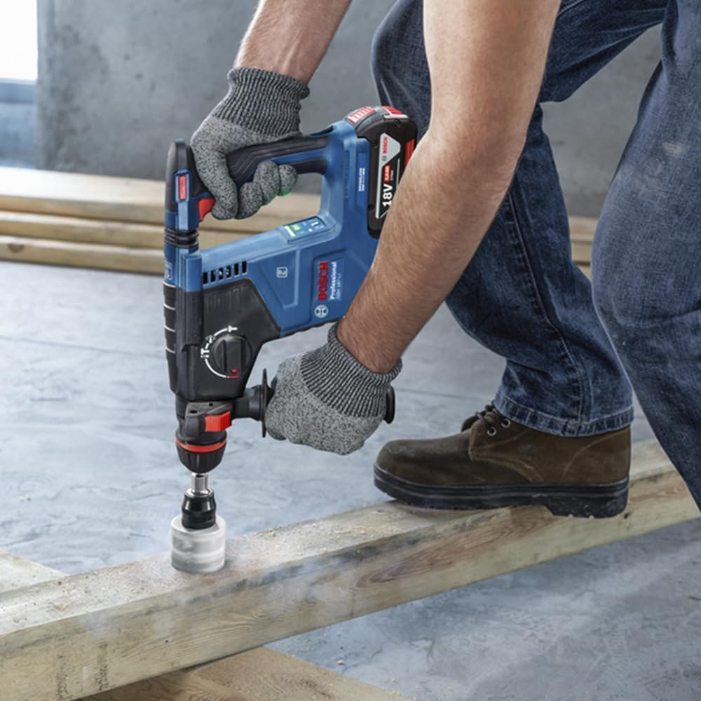 Martelete Rompedor a Bateria 18V GBH 187-LI Brushless SDS Plus Profissional Bosch