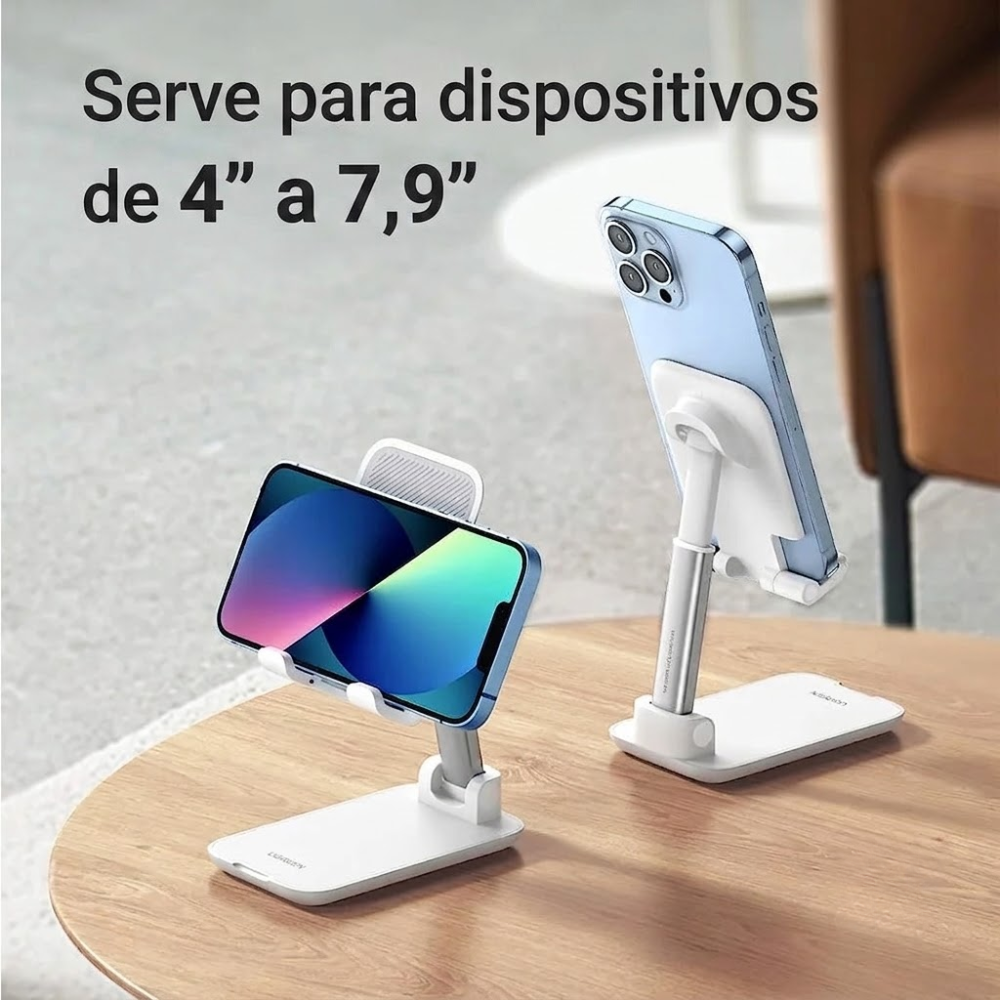 Suporte Dobrável para Celular UGREEN 20434 Ajustável Branco