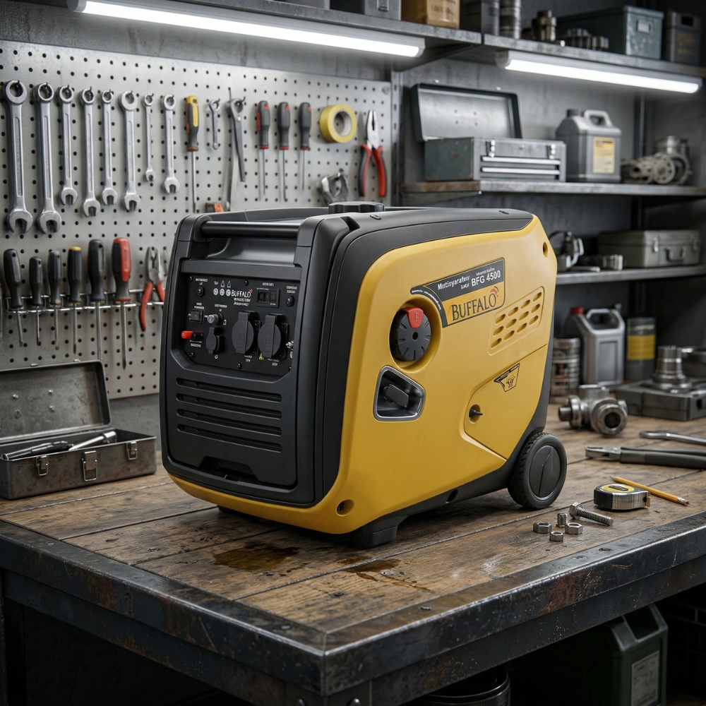 Gerador à Gasolina Partida Manual Inverter Silencioso 4.4 kVA BFG 4.500 Buffalo