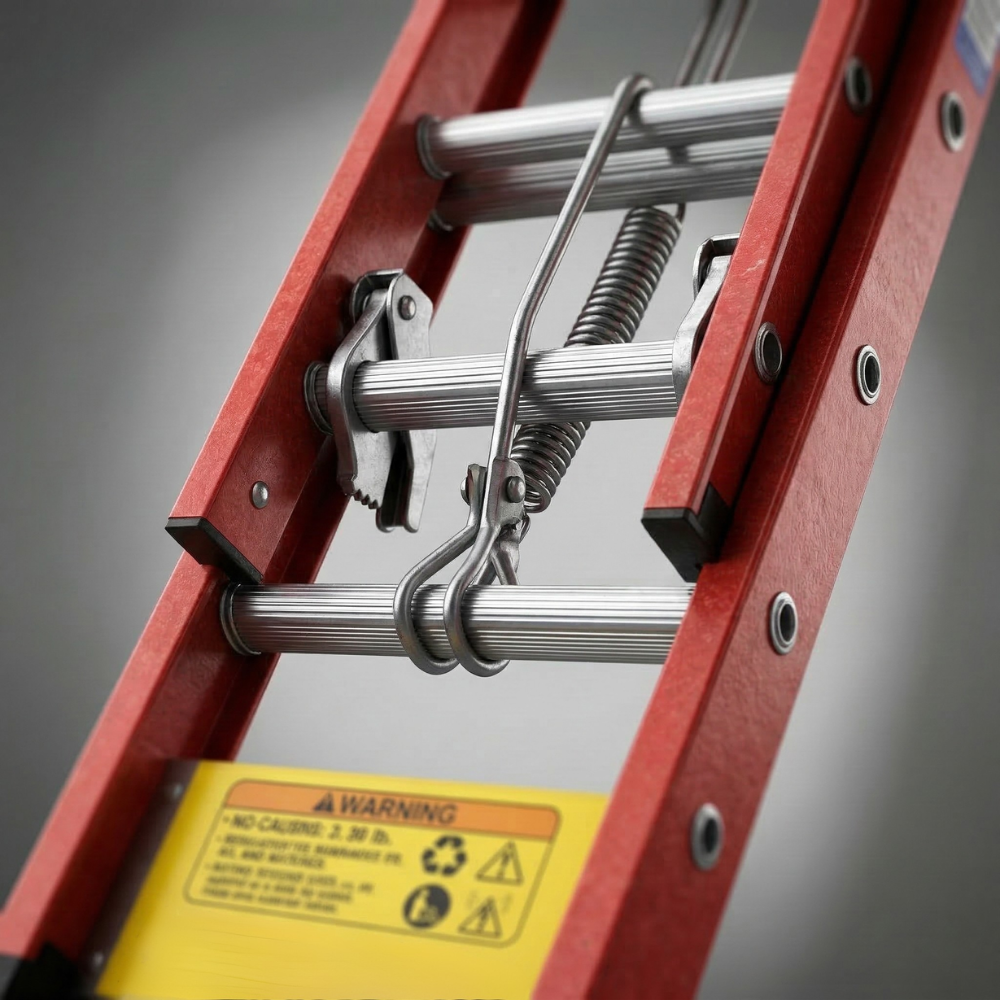 Escada Extensível Profissional Fibra de Vidro 4,25m a 7,25m 170kg Síntese