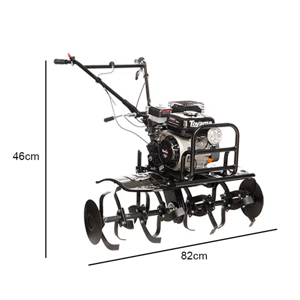 Kit Motocultivador Toyama 7HP TT90R-XP-U com Carretinha Garthen GCM-500F 500kg