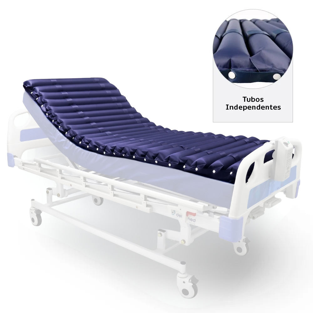Colchão Pneumático Dellamed Air Tube Anti Escaras 127V