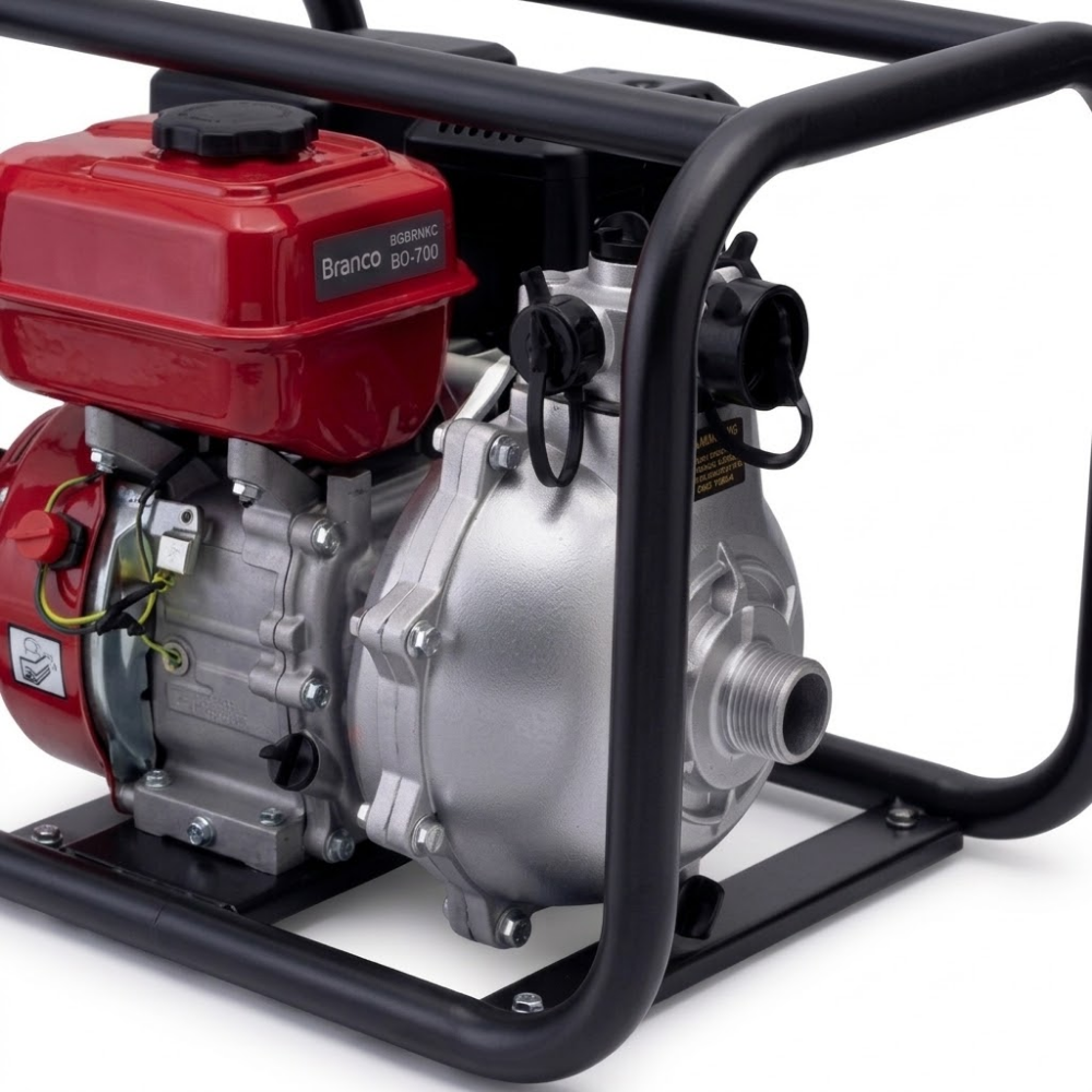 Motobomba Gasolina Centrífuga Branco B4T-712S 7.7Hp Alto MCA