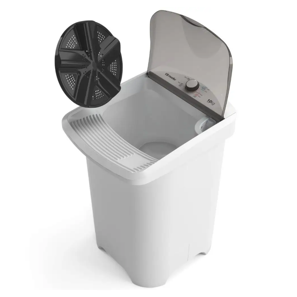TANQUINHO SEMIAUTOMÁTICO MUELLER 10KG COM ESFREGADOR MLT10C
