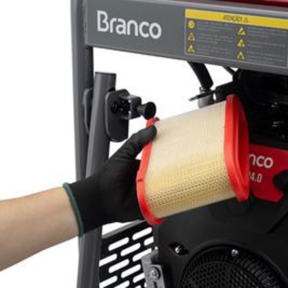 Gerador Gasolina 17,5KVA 4T Branco B4T16000E3 Partida Elétrica 220/380V