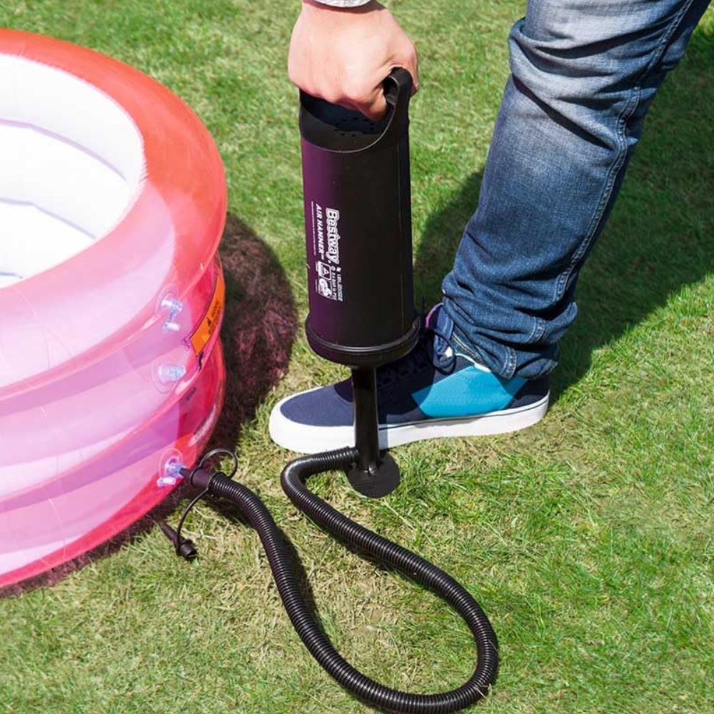 Kit Piscina Playground Dinossauro Intex 310 Litros com Bomba Manual e Forro de Proteção 3x2m