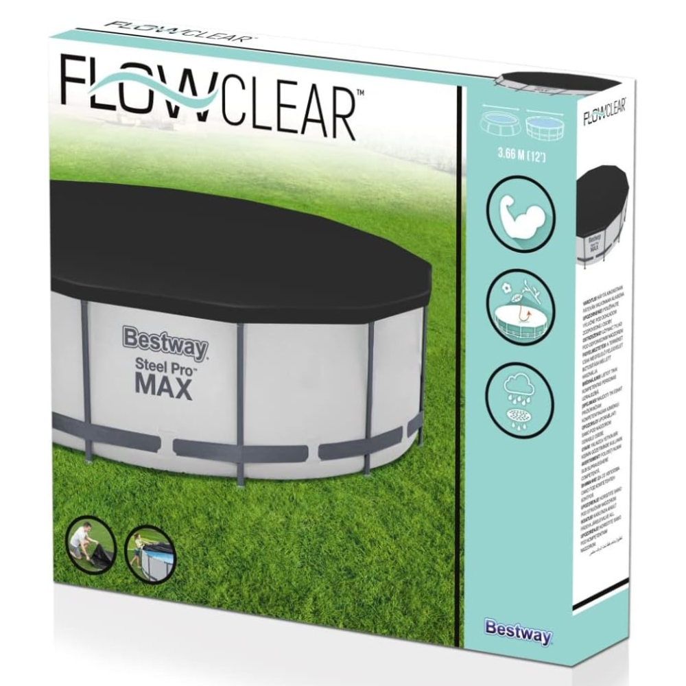 Capa para Piscina Estrutural 3,66m Frame Pool Cover Bestway