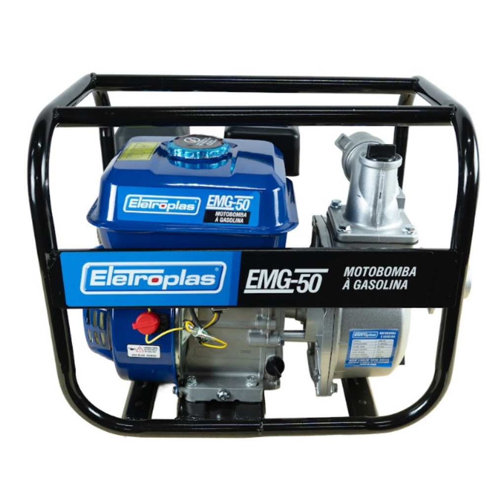 Motobomba Gasolina 7HP 2" Autoescorvante EAG-50 Eletroplas Alta Vazão Irrigação