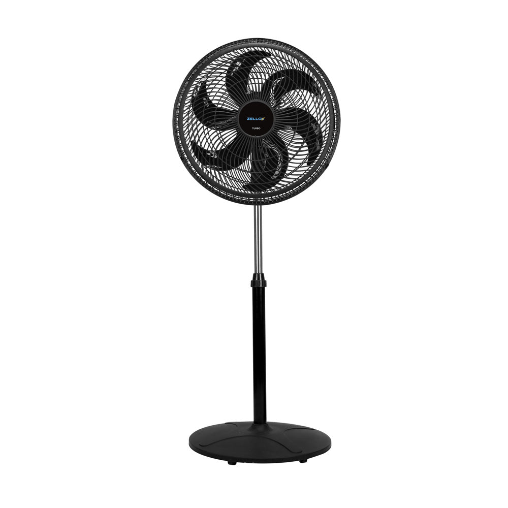 Ventilador Coluna Turbo Silencioso 40cm Zellox ZLX-40C 110v com 3 Velocidades e 6 Pás