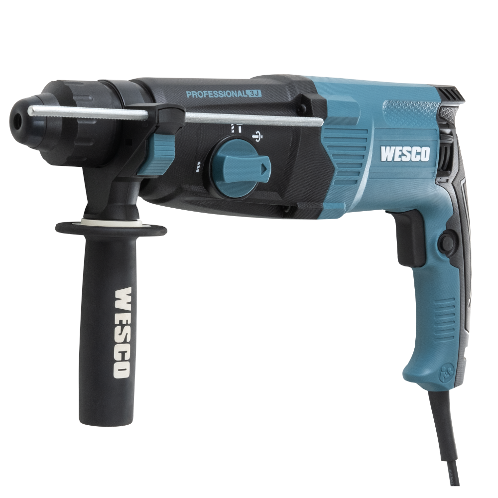 Martelete Perfurador/Rompedor Wesco WS3229K 26mm 800W 127V com Maleta e Broca SDS-Plus 8x120mm