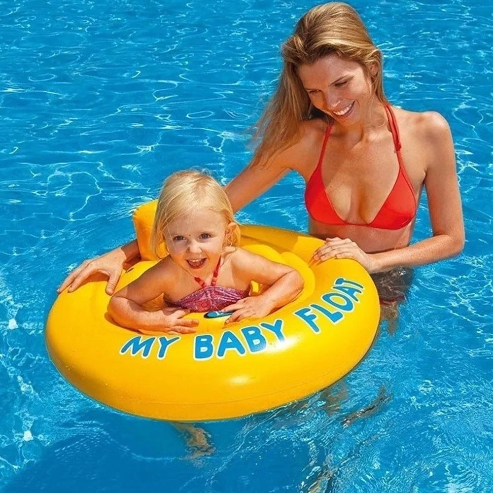 BOIA BABY BOTE CONFORTO COM ASSENTO INFANTIL INFLÁVEL INTEX 70CM ATÉ 11KG