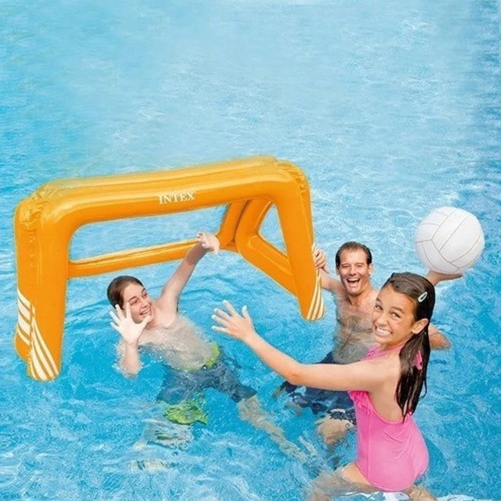 TRAVE INFLÁVEL PARA POLO AQUÁTICO FLUTUANTE AMARELA INTEX