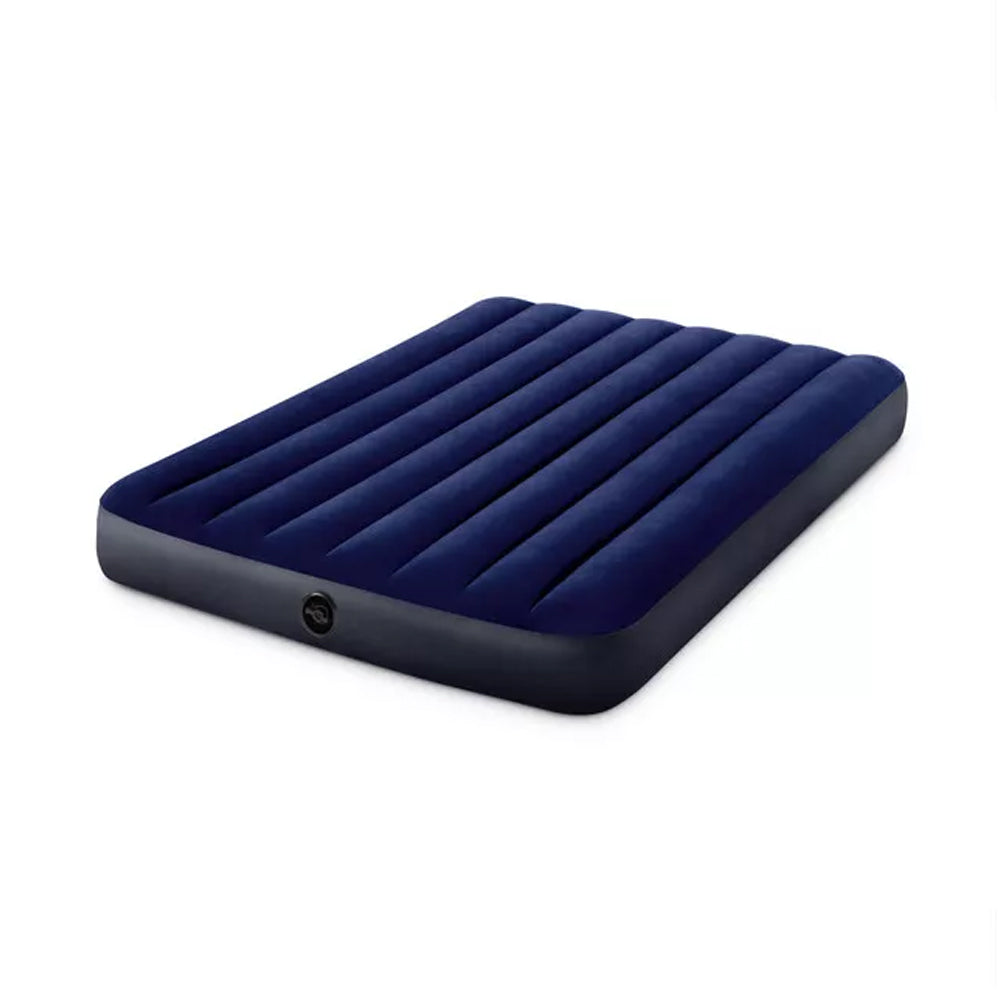 Colchão Casal Inflavel Intex Dura Beam Resistente até 273Kg Com Bomba de Ar 3 Bicos Intex